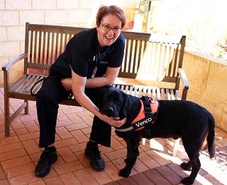 Therapy Dog Venco Spreads Joy at MercyCare Maddington