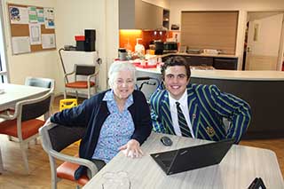 Mercy Place Fernhill Seniors Learn the Latest with Tech Savvy Students