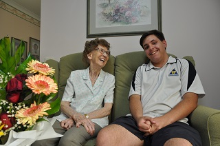 Students and Seniors Strike Up Friendships at Mercy Place Edgewater