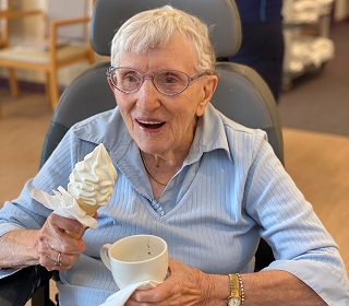 Serving Up Happiness in a Cone at Baptistcare Gracehaven
