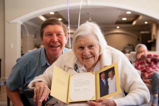 Young at Heart: Arcare Eight Mile Plains Resident Turns 100