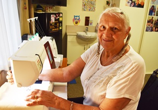 Sewing Nook Brings Comfort for Carmel